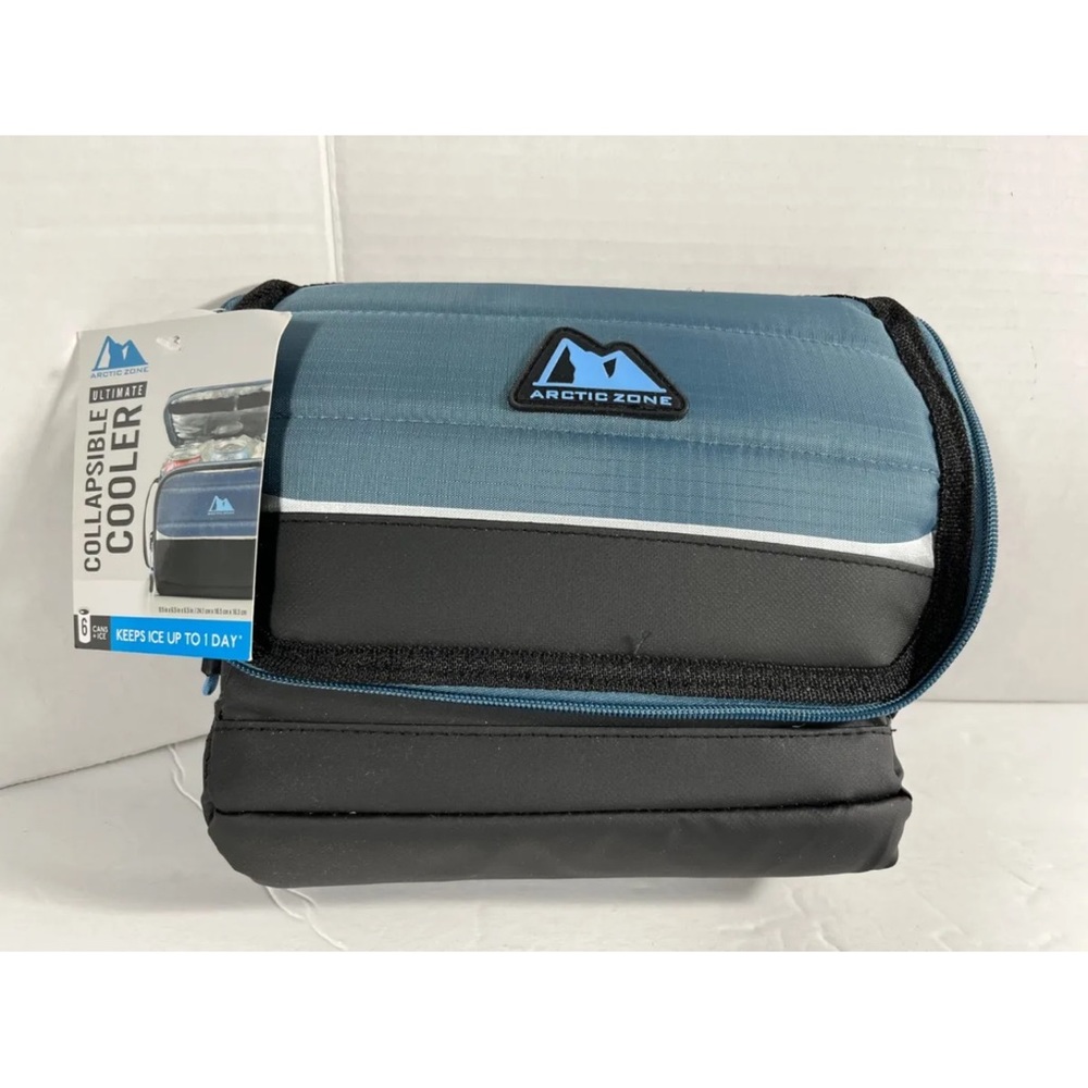 Arctic Zone 6 Can Collapsible Cooler Insulated Microban Superfoam Work Travel